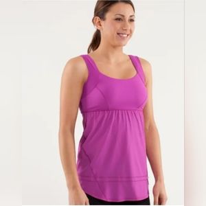 Lululemon  Chase Me Ultraviolet Pink Tank Top